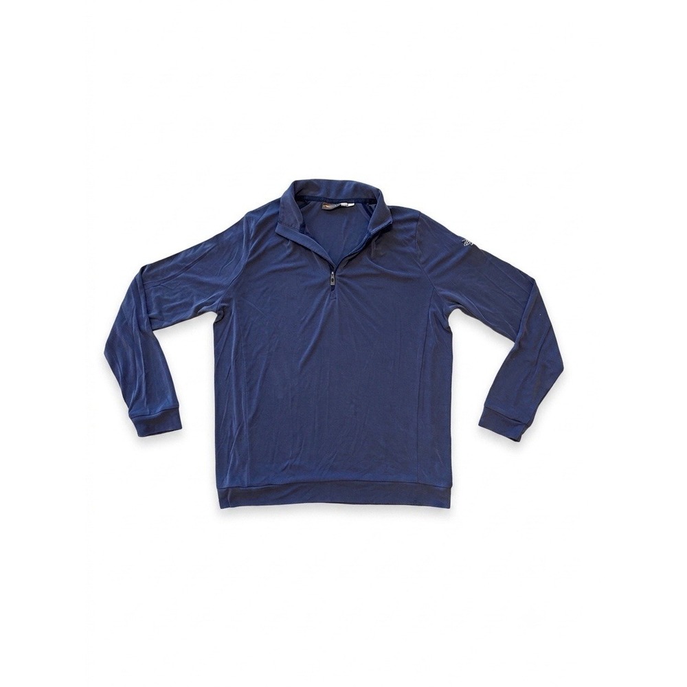 KJUS Pullover Men Blue Size 50/M Hydraulic Midlayer Golf UPF 50+ K00468 Half Zip